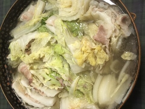 豚肉と白菜のミルフィーユ鍋